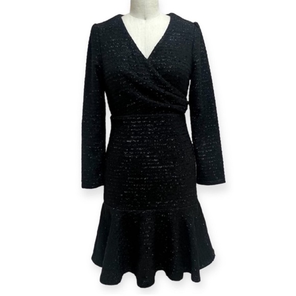 NWT Romantic & Luxury Chic Line Tinsel Holiday Dress - Picture 4 of 7